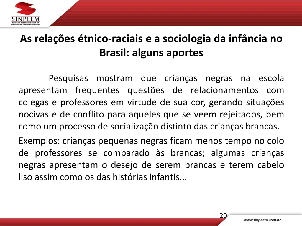 as rela es e tnico raciais e a sociologia 1