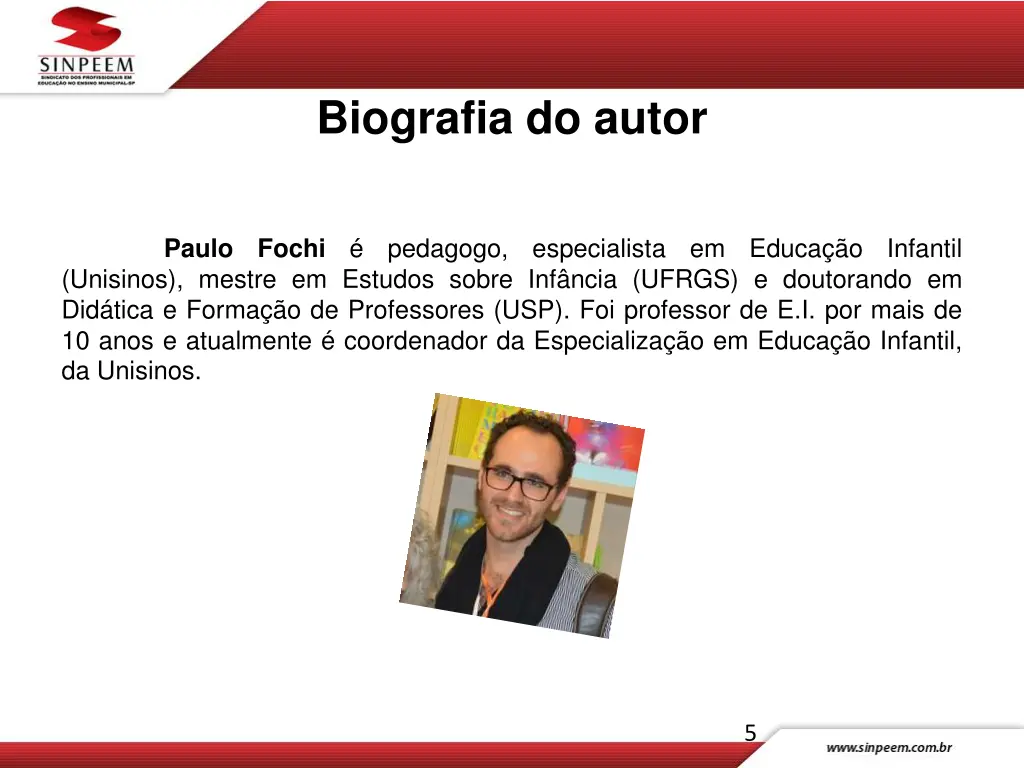 biografia do autor