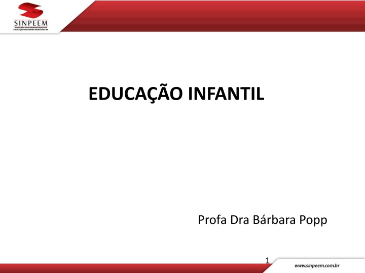educa o infantil