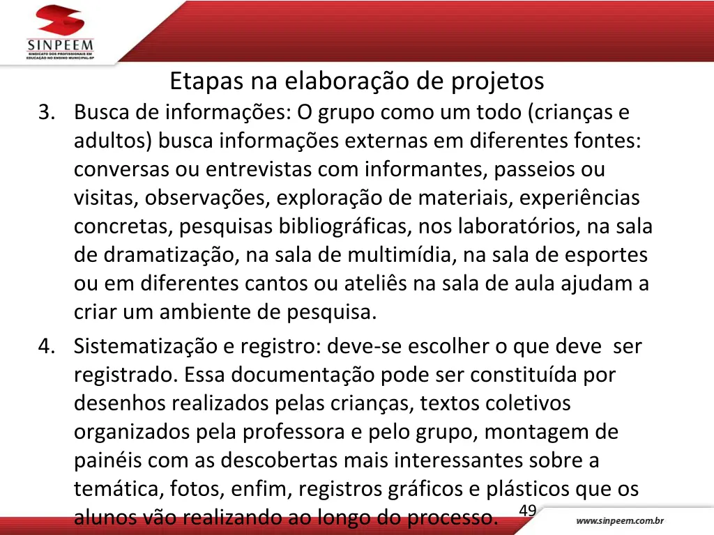 etapas na elabora o de projetos 3 busca