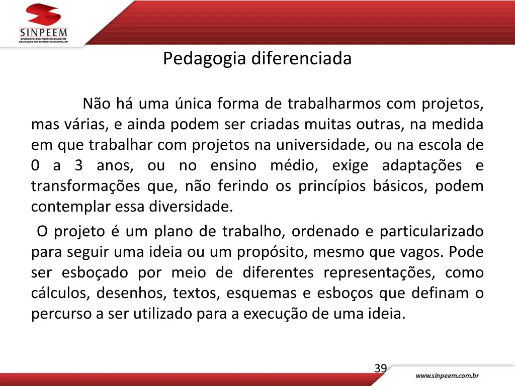 pedagogia diferenciada