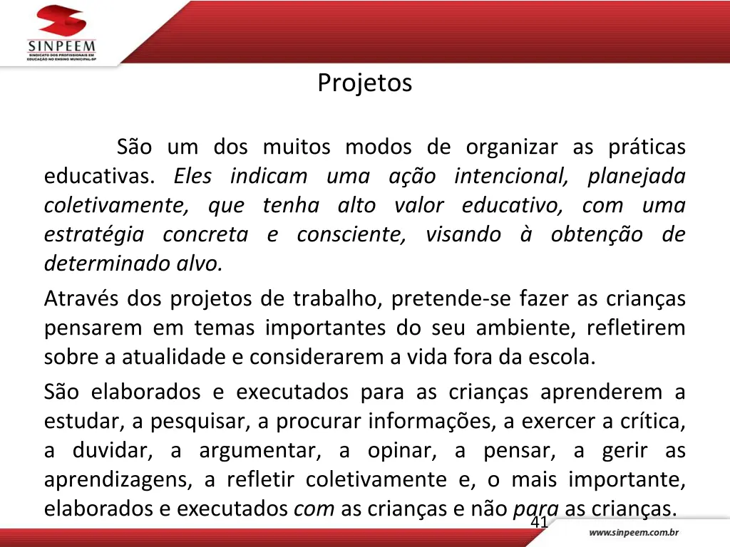 projetos