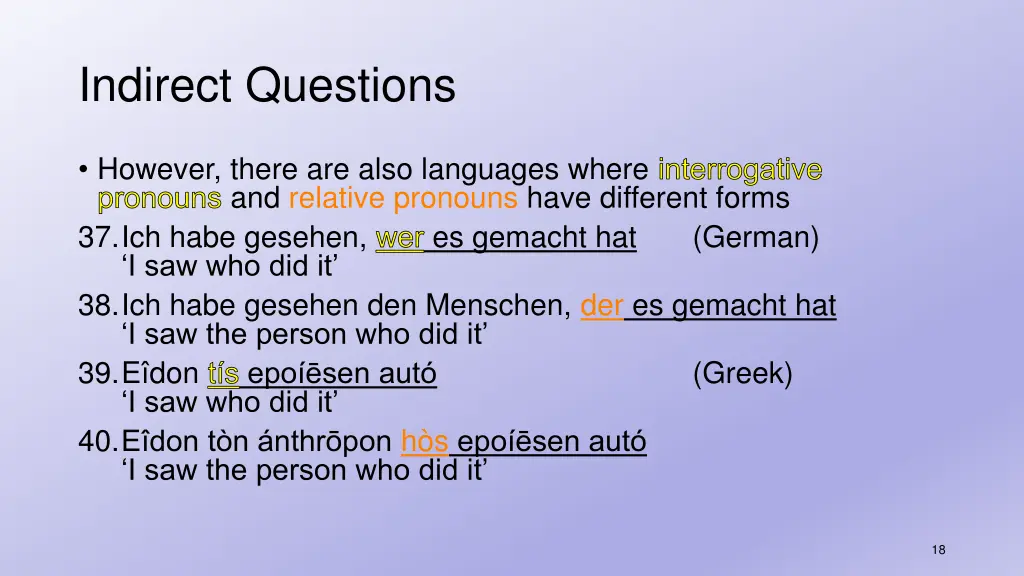 indirect questions 3