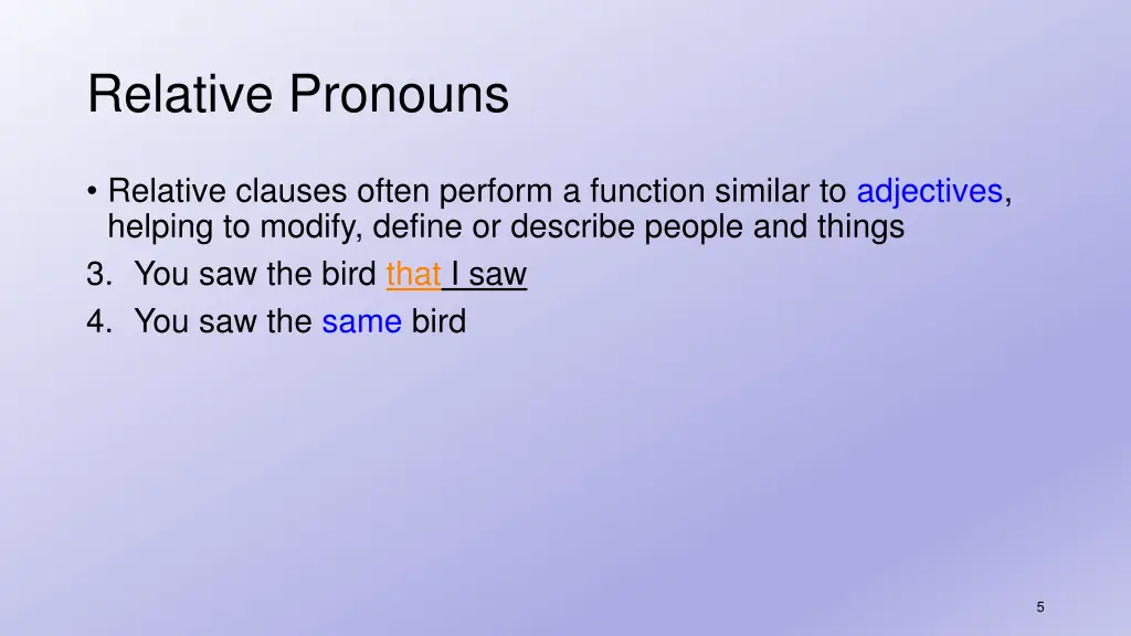 relative pronouns 1