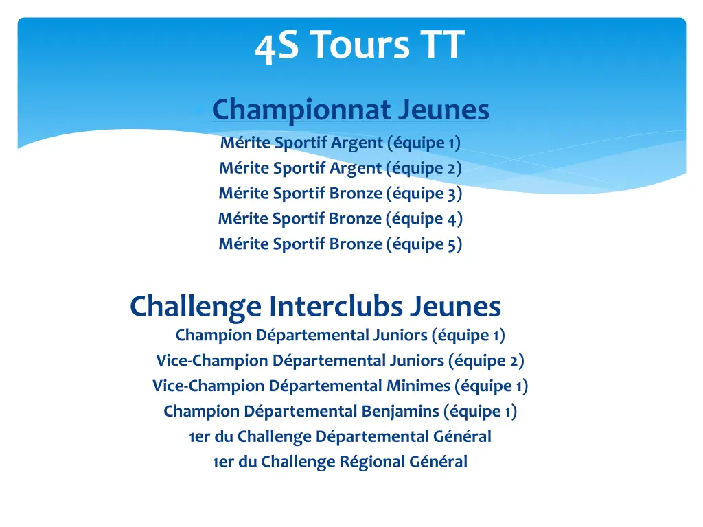 4s tours tt