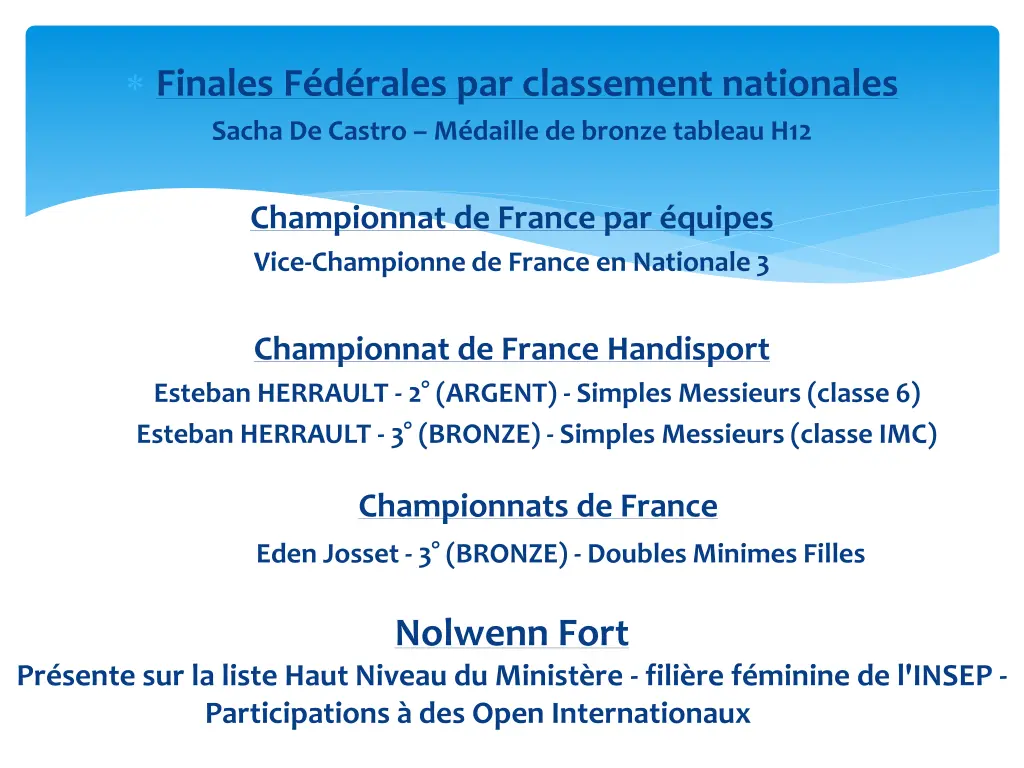 finales f d rales par classement nationales sacha