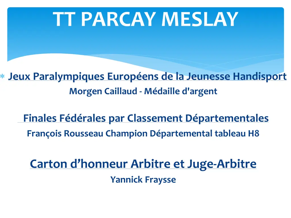 tt parcay meslay