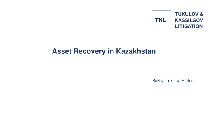 asset recovery in kazakhstan
