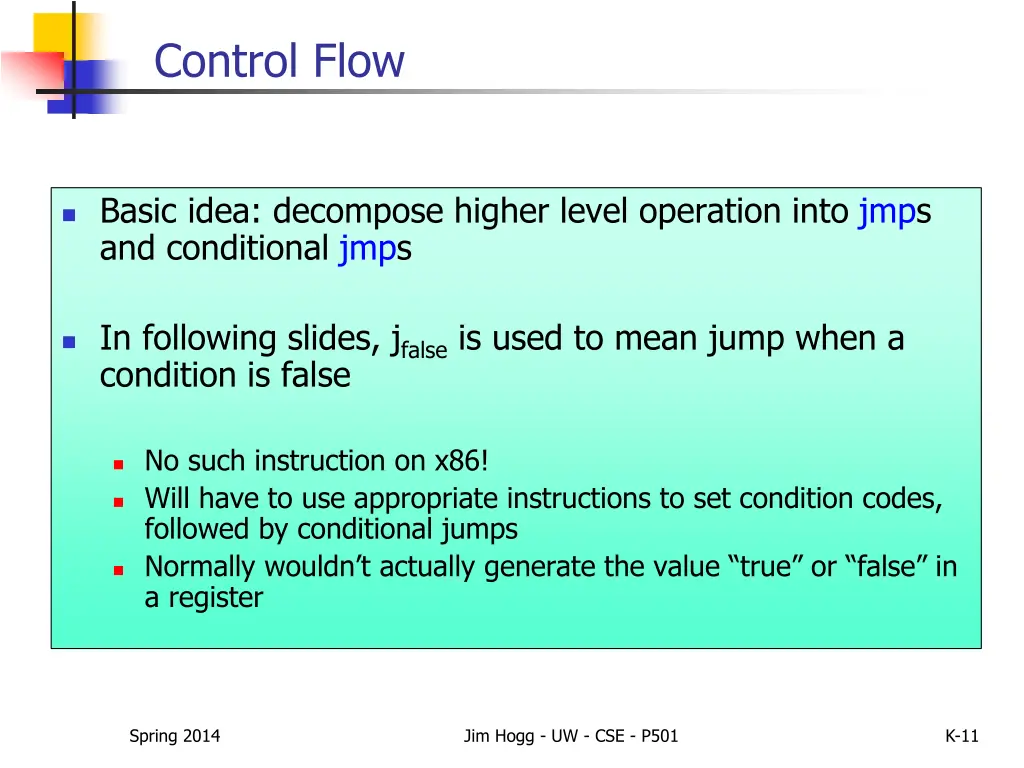 control flow