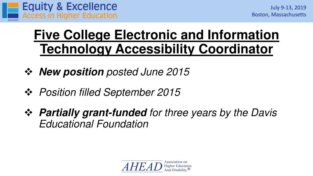 five college electronic and information 1