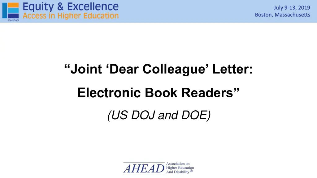 joint dear colleague letter