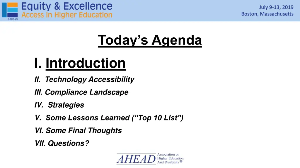 today s agenda 1