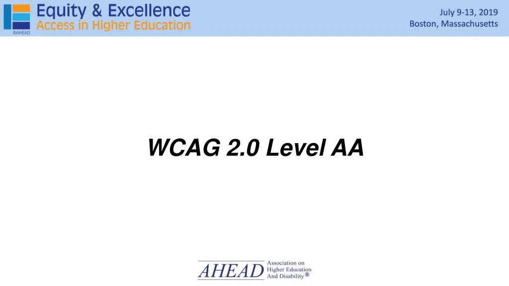 wcag 2 0 level aa