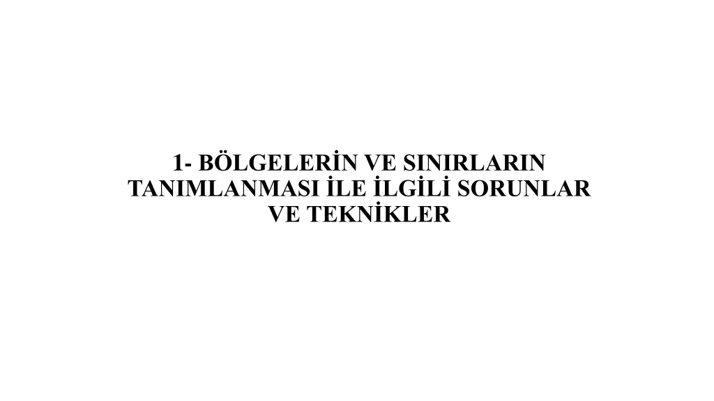 1 b lgeler n ve sinirlarin tanimlanmasi
