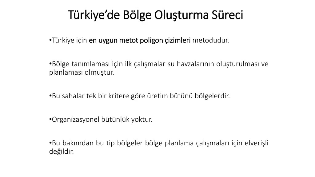 t rkiye de b lge olu turma s reci t rkiye
