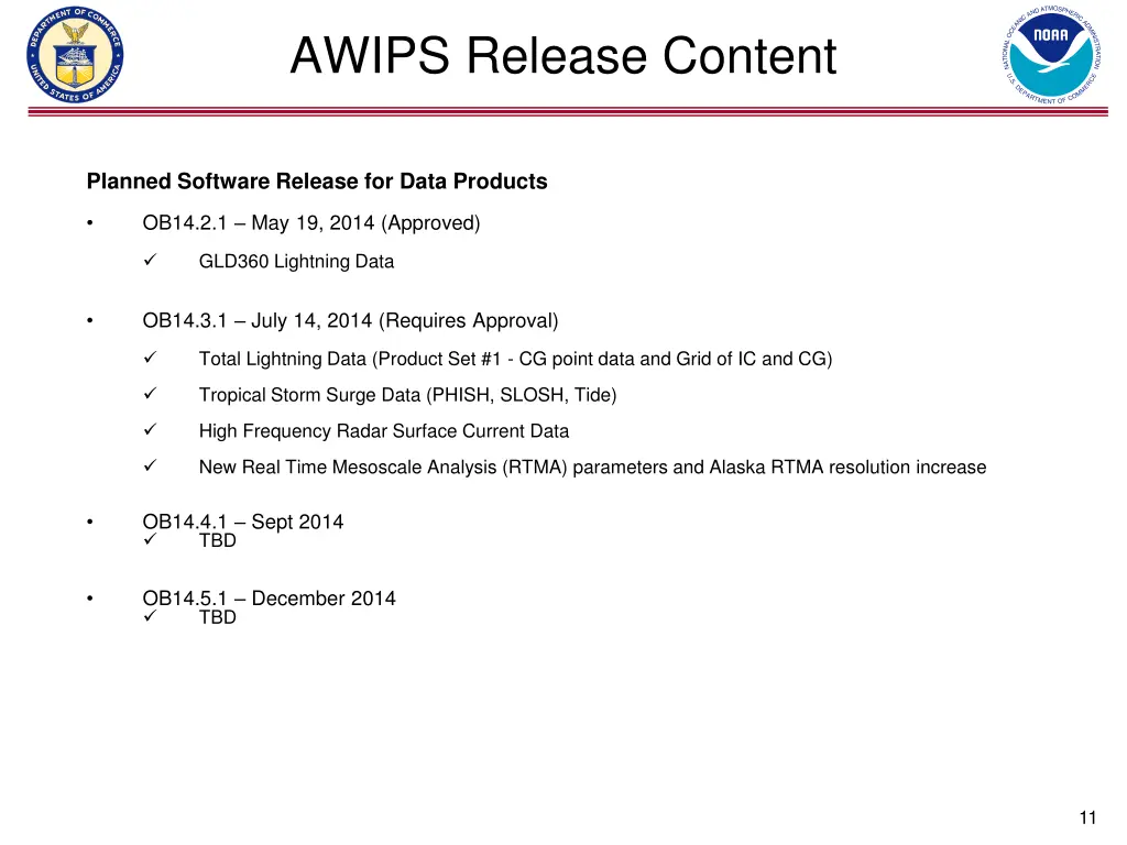 awips release content
