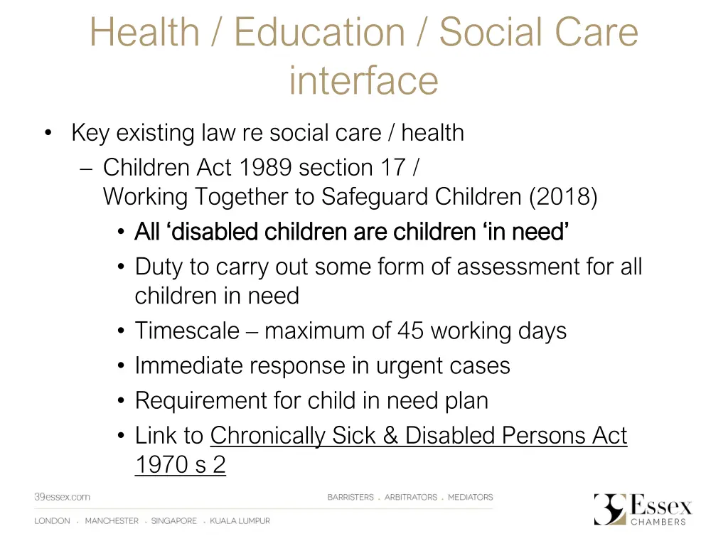 health education social care interface