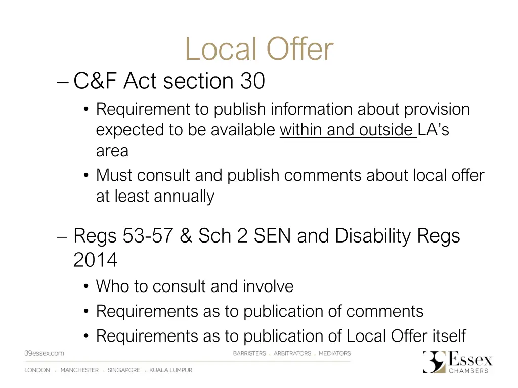 local offer