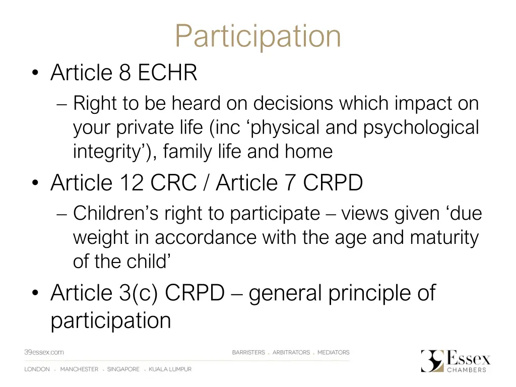 participation