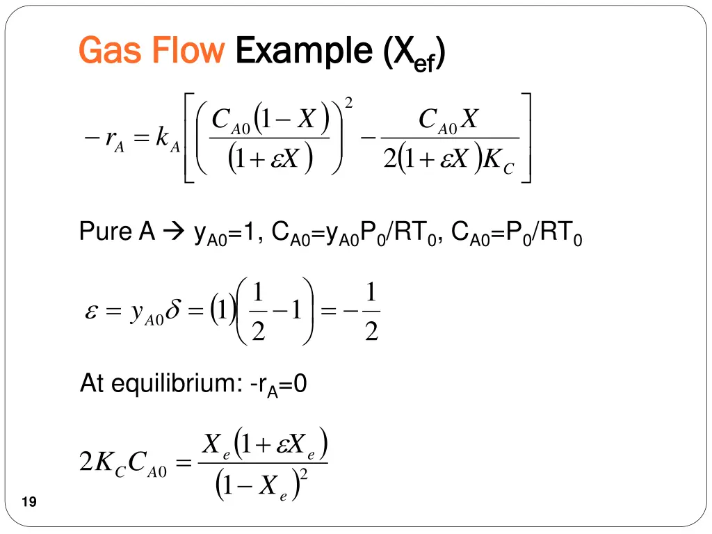 gas flow gas flow example example x x ef ef 3