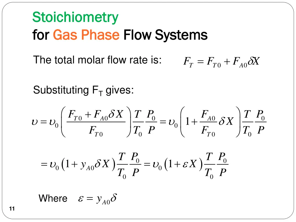 stoichiometry stoichiometry for for gas phase 2