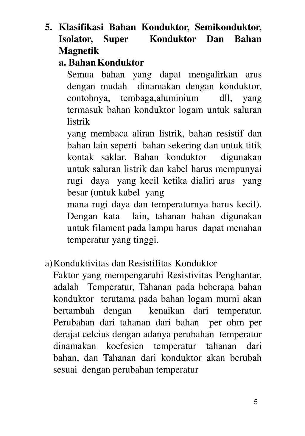 5 klasifikasi bahan konduktor semikonduktor