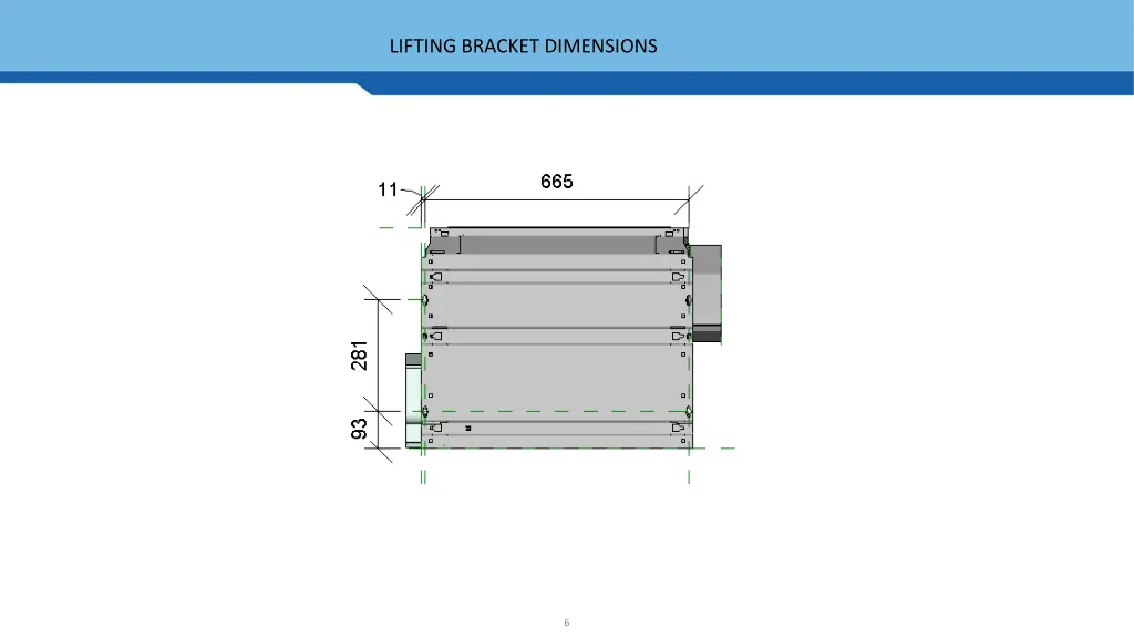 lifting bracket dimensions