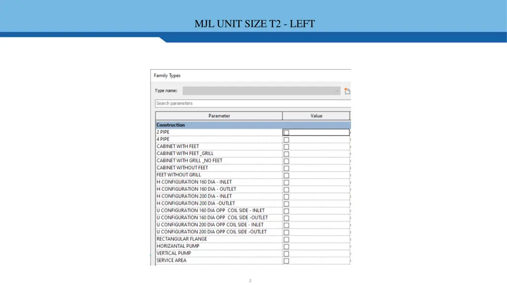mjl unit size t2 left