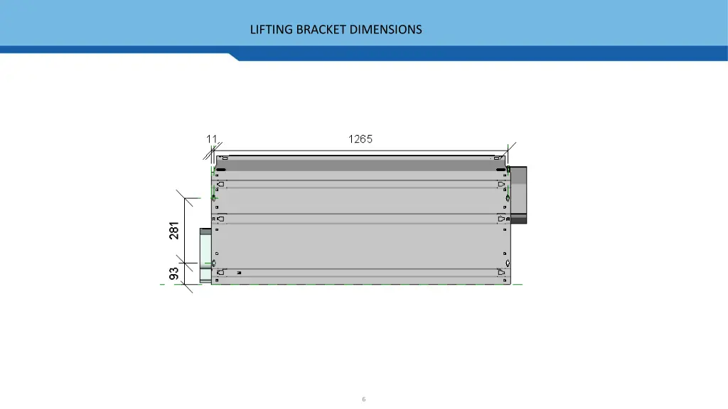 lifting bracket dimensions