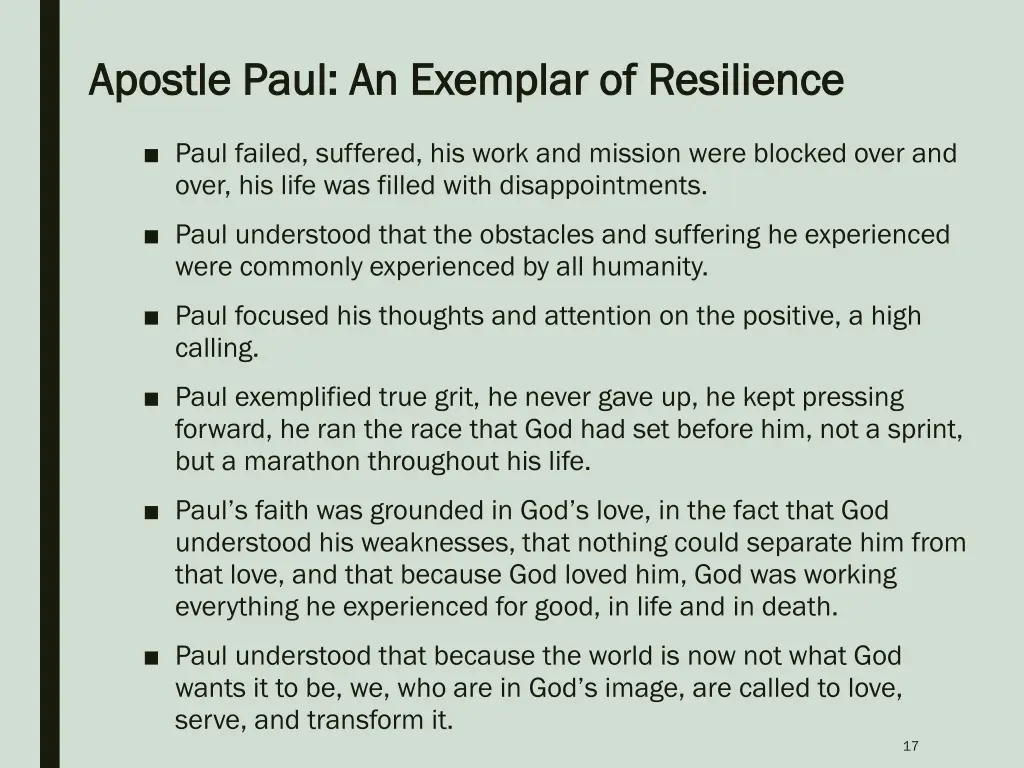 apostle paul an exemplar of resilience apostle