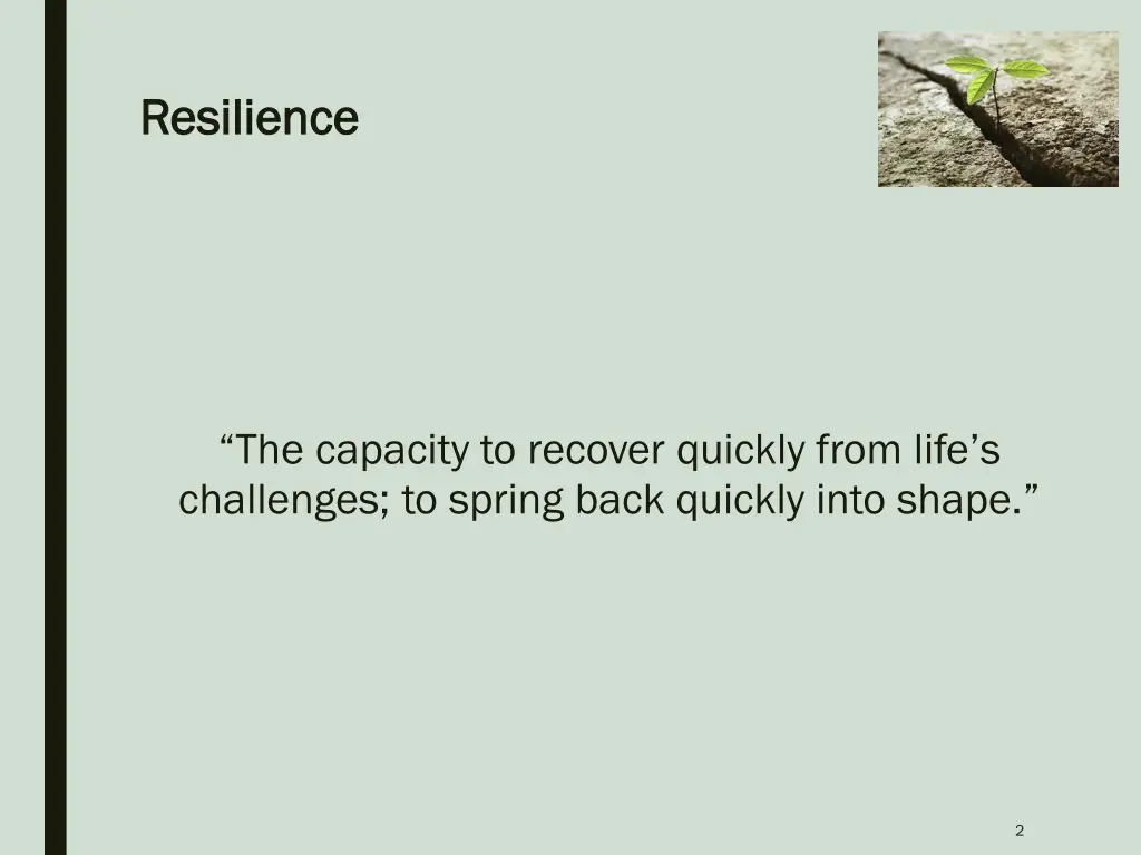 resilience resilience 1