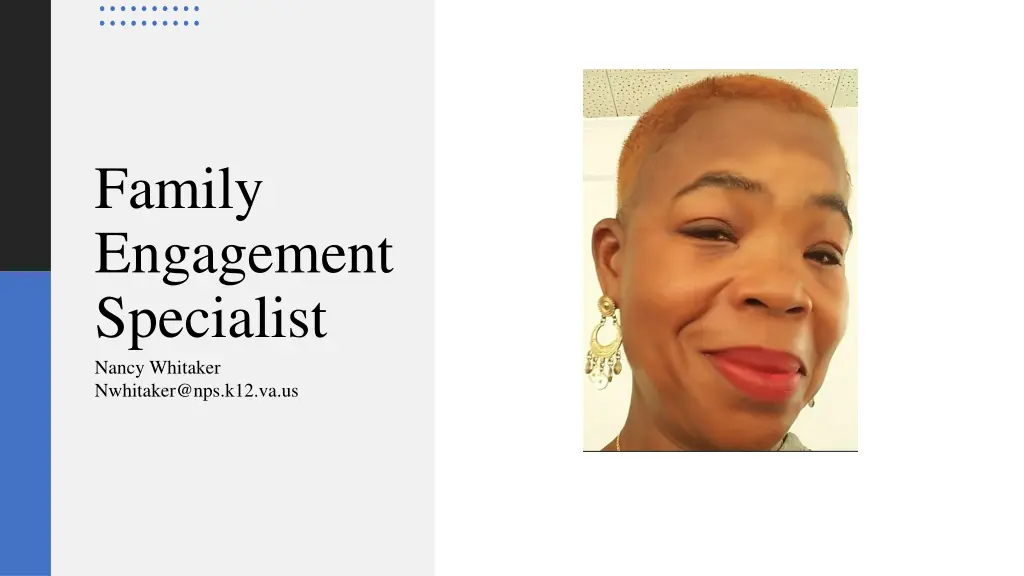 family engagement specialist nancy whitaker