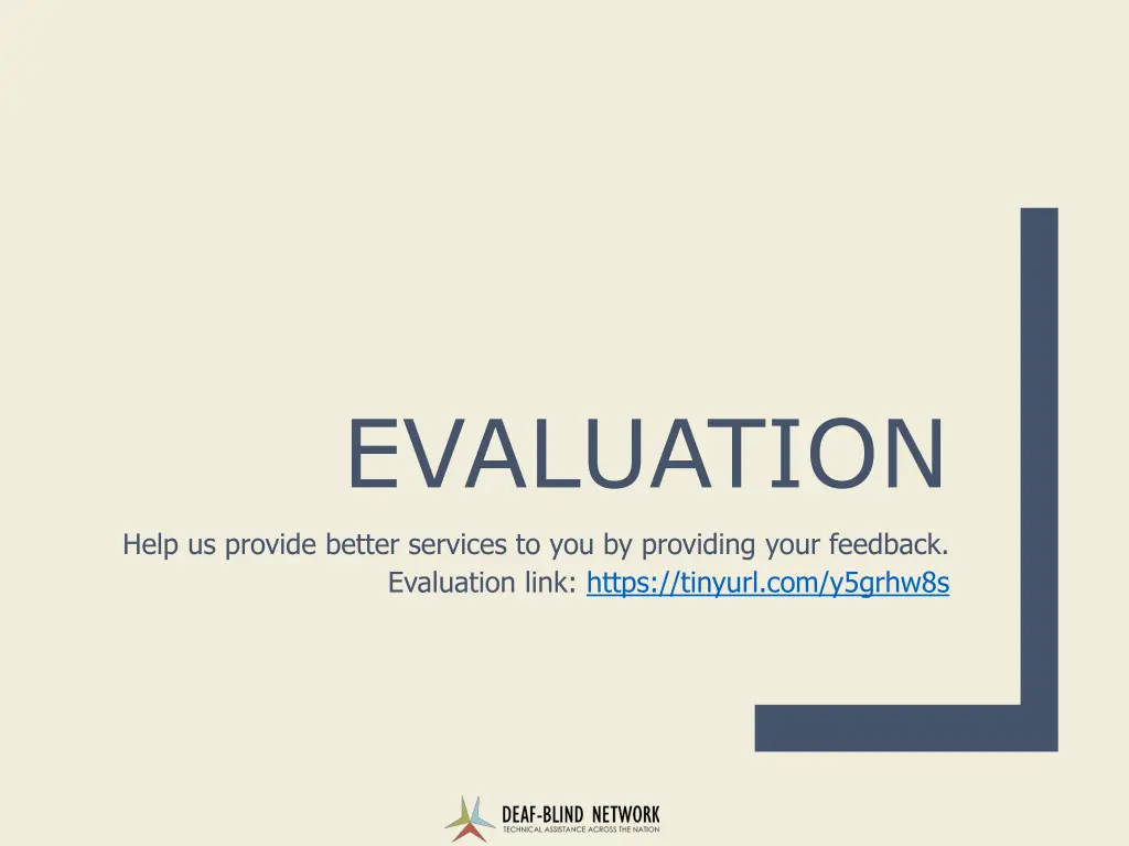 evaluation