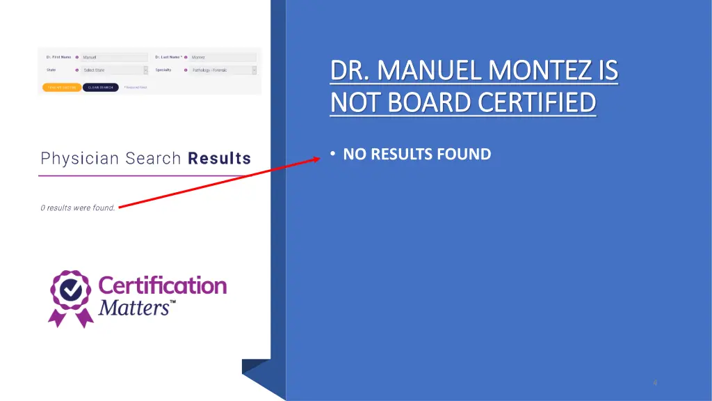 dr manuel montez is dr manuel montez is not board