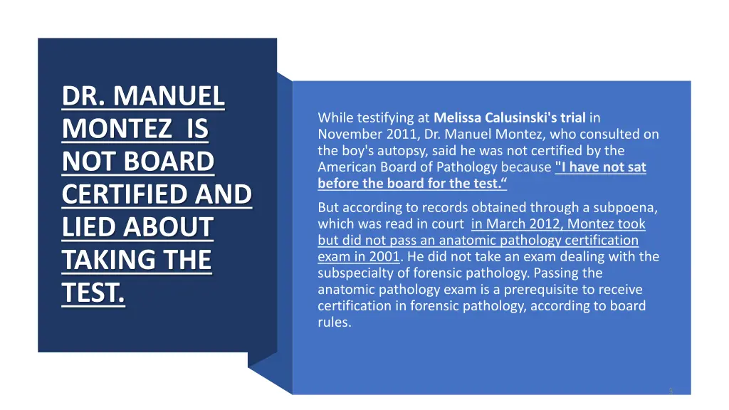 dr manuel montez is not board certified and lied