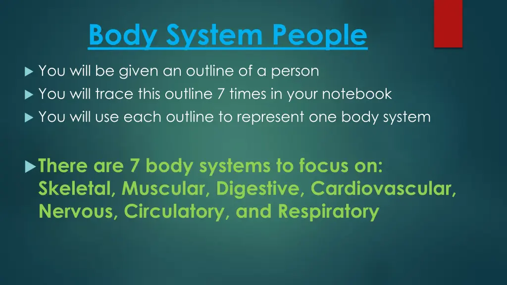 body system people