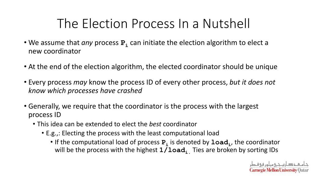 the election process in a nutshell