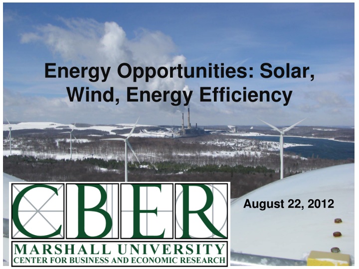 energy opportunities solar wind energy efficiency