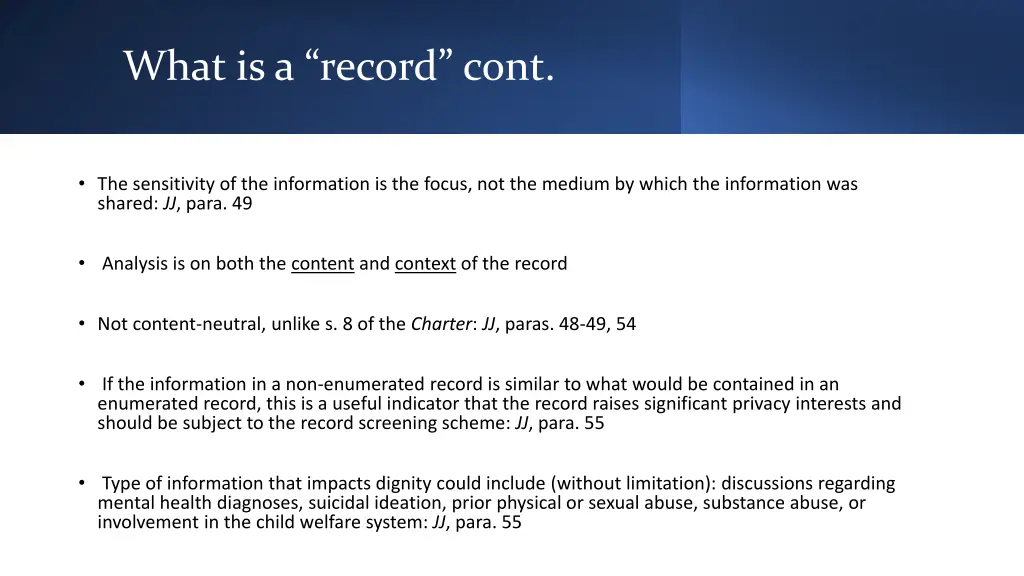 what is a record cont