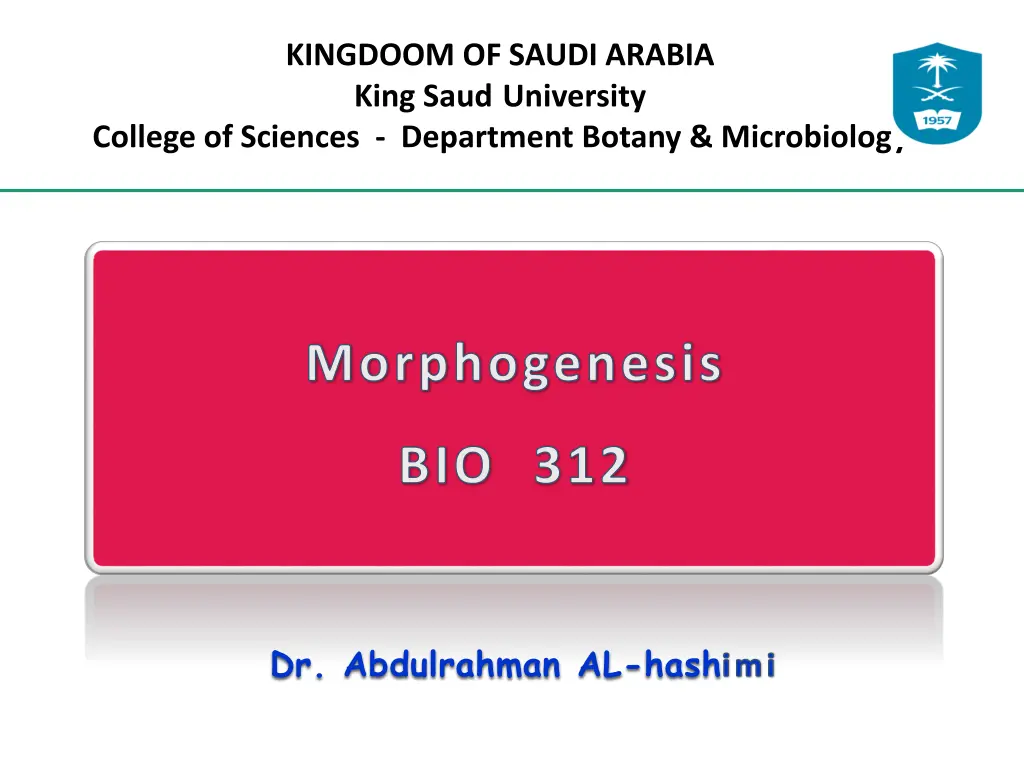 kingdoom of saudi arabia king saud university