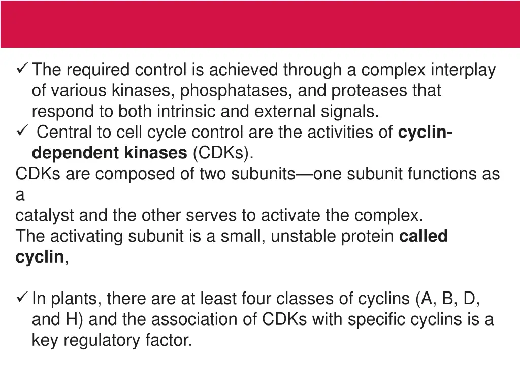 the required control is achieved through