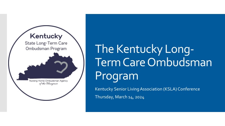 the kentucky long term care ombudsman program