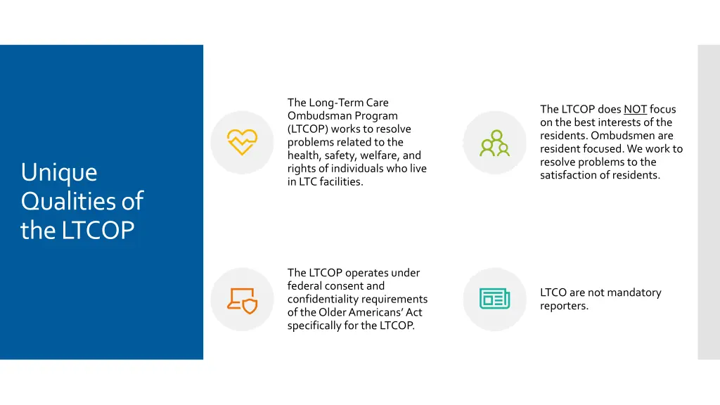 the long term care ombudsman program ltcop works