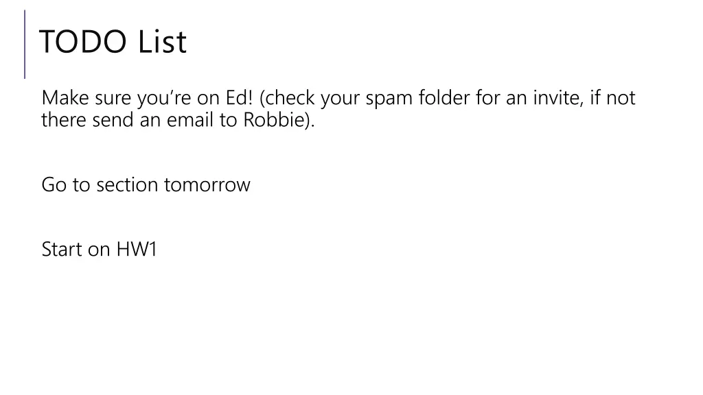 todo list 1