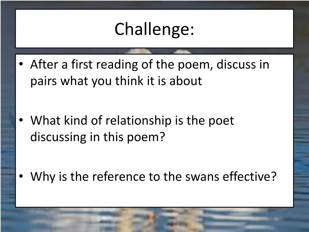 challenge