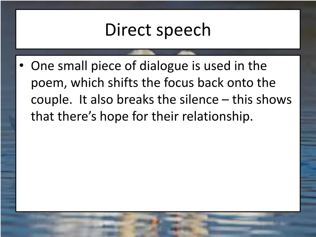 direct speech