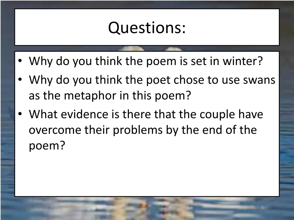 questions
