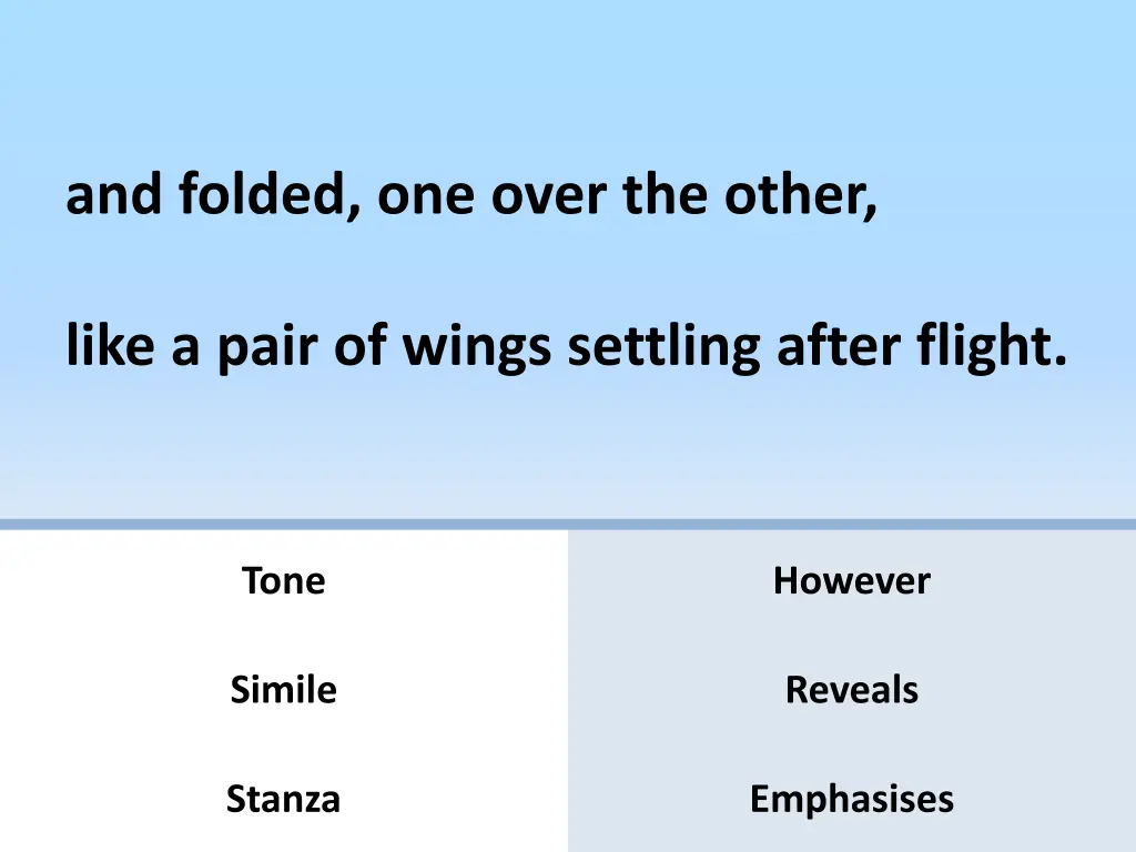 and folded one over the other 1