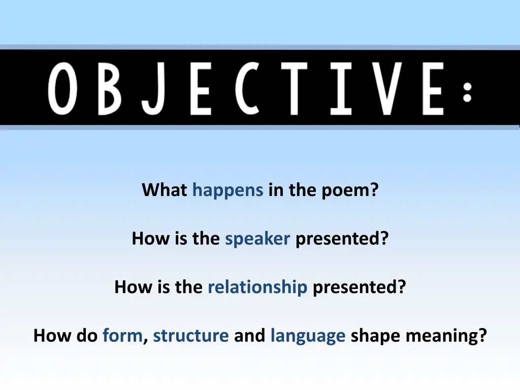 what happens in the poem