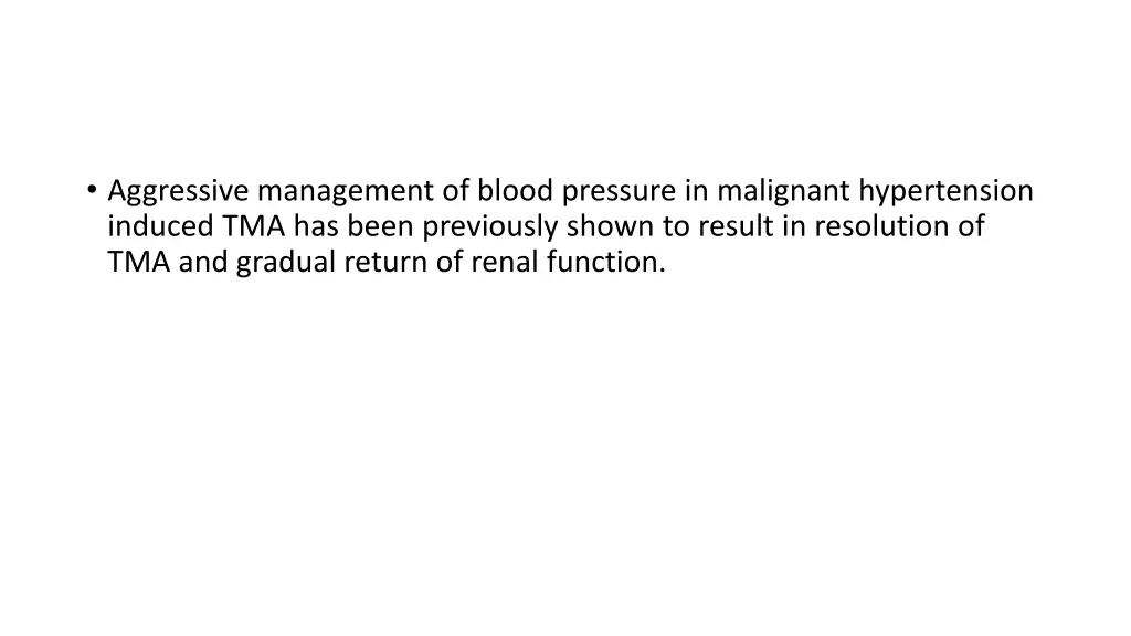 aggressive management of blood pressure
